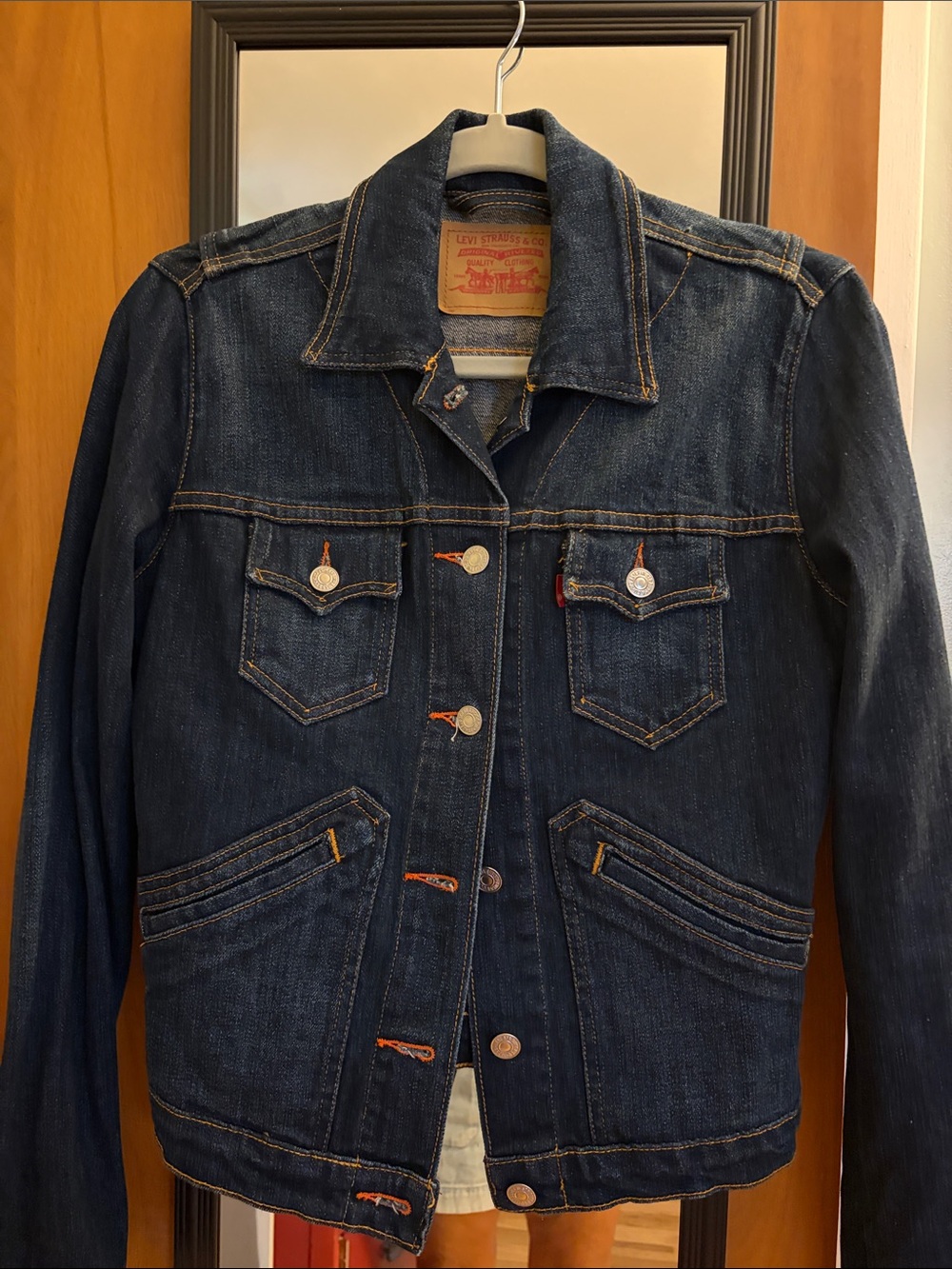 Levi's Dark Indigo Denim Trucker Jacket